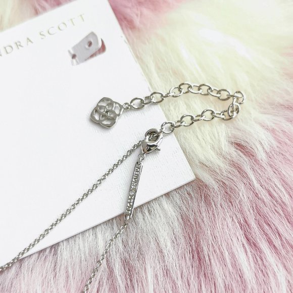 Silver Ari Heart Ivory Mother-Of-Pearl Necklace - Picture 3 of 3